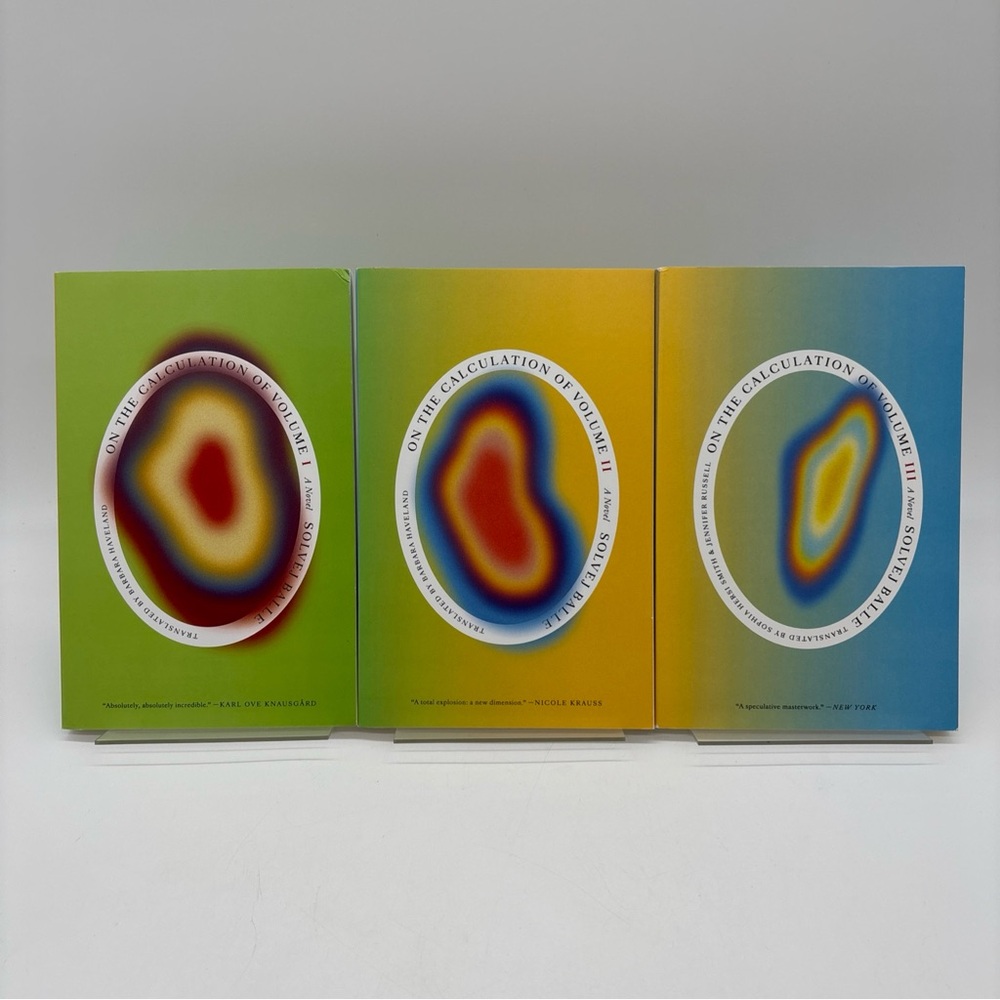 On the Calculation of Volume Book Set of 3 by Solvej Balle - Book I II III - PB